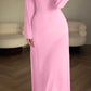Maine - Elegant dress with long sleeves