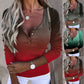 NellaShirt Ombre Long Sleeve Pullover for Women