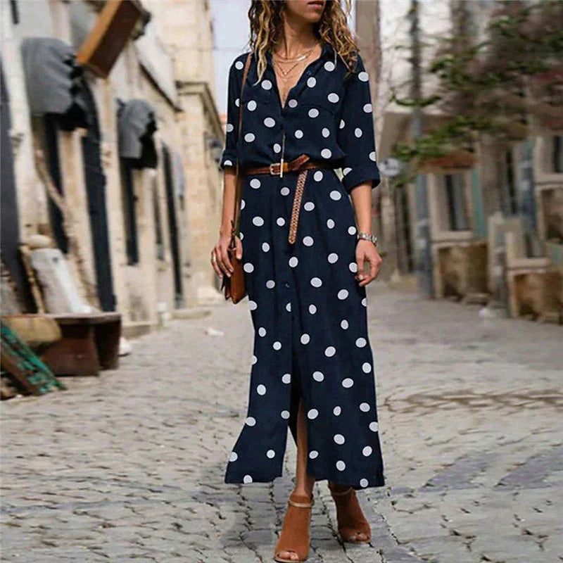 Freja - Fashion dress with dots