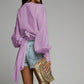 Gemma Blouse with Lantern Sleeves for Women - Spring 2025 Collection