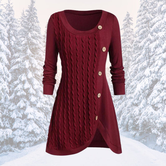Arlene - Warm and elegant sweater dress