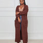 Theodora - Casual long cardigan with V-neck