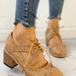 Brogue Heeled Boots for Women