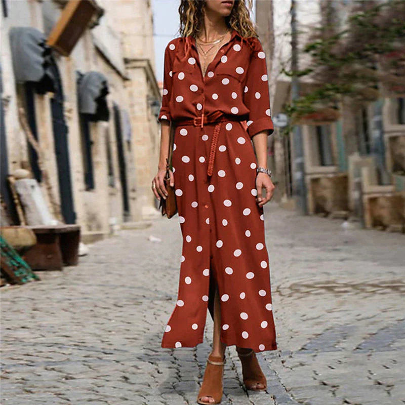 Freja - Fashion dress with dots