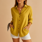 Airy Blouse in Cotton-Linen Mix for Women