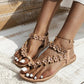 Maxine - Flat summer flower sandals