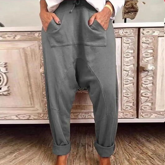 Elizabeth - Baggy Drawstring Trousers
