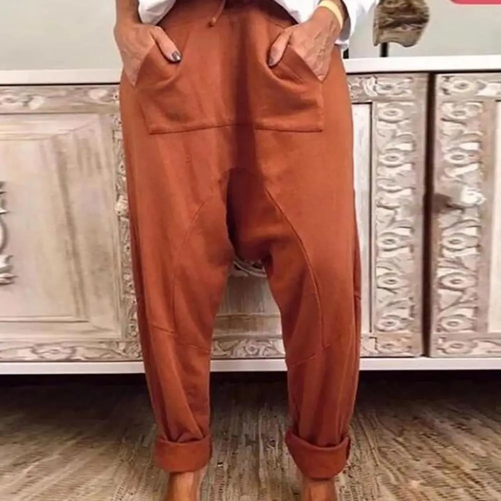 Elizabeth - Baggy Drawstring Trousers