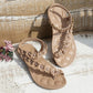 Maxine - Flat summer flower sandals