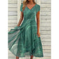 Naomi | V-neck Midi Dress