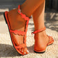 Celeste - Sandals with scalloped edges