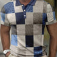 Men’s Checkered Polo Shirt – Modern Style Meets Comfort