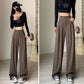 Aimie High-Waisted Trousers with Wide Leg
