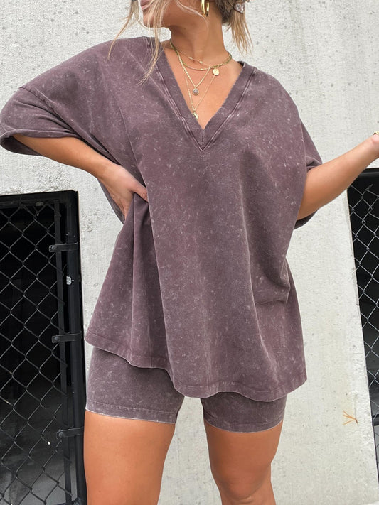 Amarra Lockeres T-Shirt and Shorts Set
