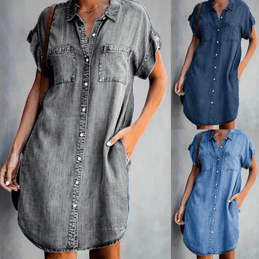 Amelie Jeans Shirt Dress