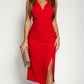 Felicia Pleated Evening Dress