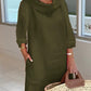 Heidi Dress with Folded Neckline