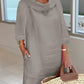 Heidi Dress with Folded Neckline
