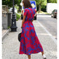 Linn Printed Wrap Dress