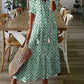 Noelle Printed Flowing Dress