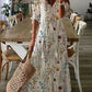 Noelle Printed Flowing Dress