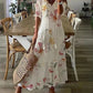 Noelle Printed Flowing Dress