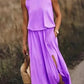 Thalea maxi dress with slit