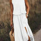 Thalea maxi dress with slit