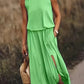 Thalea maxi dress with slit