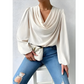 Maddalena | Women's elegant satin - blouse