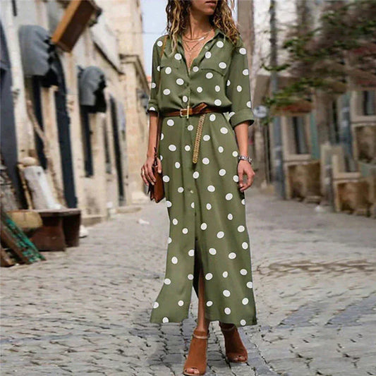 Freja - Fashion dress with dots