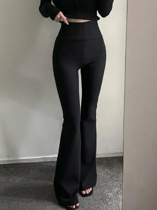 Allison - Elegant high waist flared trousers