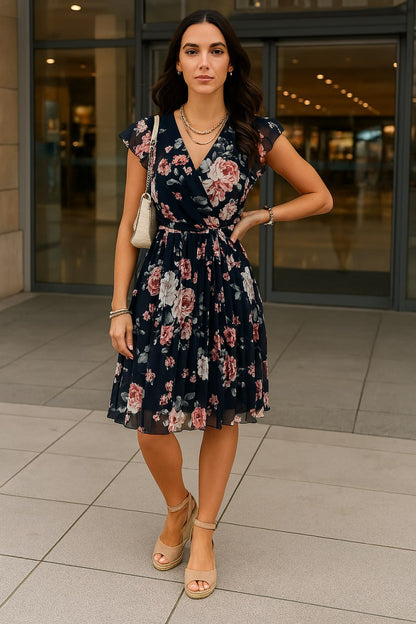 Liliana – Elegant floral dress with a feminine touch
