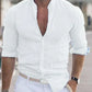 Matthias - Summer shirt with button closure for men