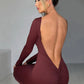 Nikki - Low Back Maxi Dress
