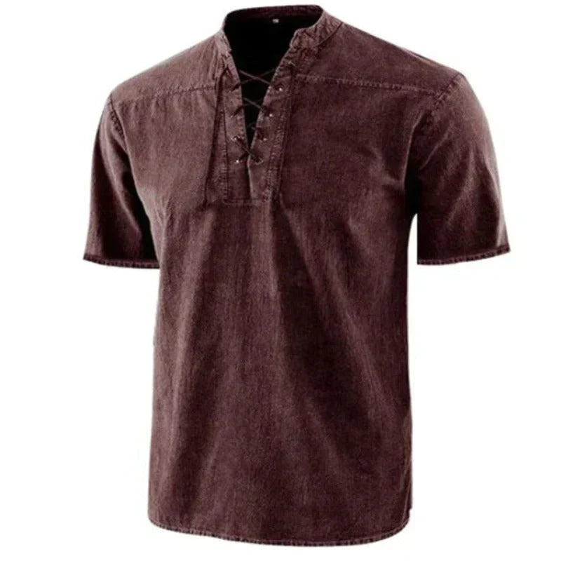 Hanski - Men's V-neck shirt