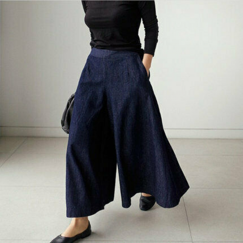 Elise - Ladies loose denim trousers