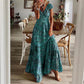 Adeline - Waist-hugging long dress in bohemian style