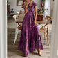 Adeline - Waist-hugging long dress in bohemian style