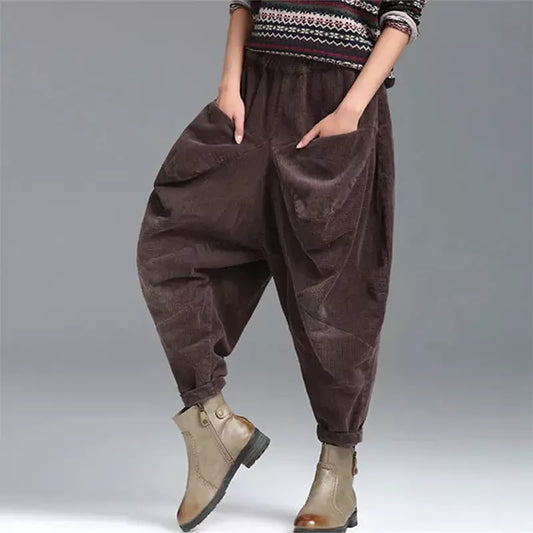 Martha - Baggy winter harem pants