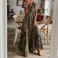 Adeline - Waist-hugging long dress in bohemian style