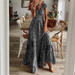 Adeline - Waist-hugging long dress in bohemian style