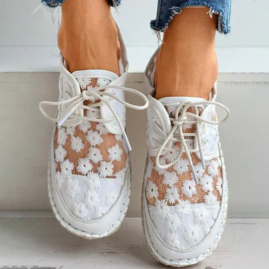 Orthopedic Embroidered Sneakers for Women