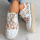 Iris - Embroidered Mesh Shoes