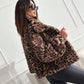 Alexandra - Fluffy Leopard Print Jacket for Women