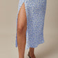 Evelyn | Floral Slit Dress