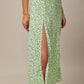 Evelyn | Floral Slit Dress