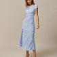 Evelyn | Floral Slit Dress