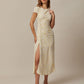 Evelyn | Floral Slit Dress
