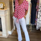 Rachel | Casual Printed V-Neck Top
